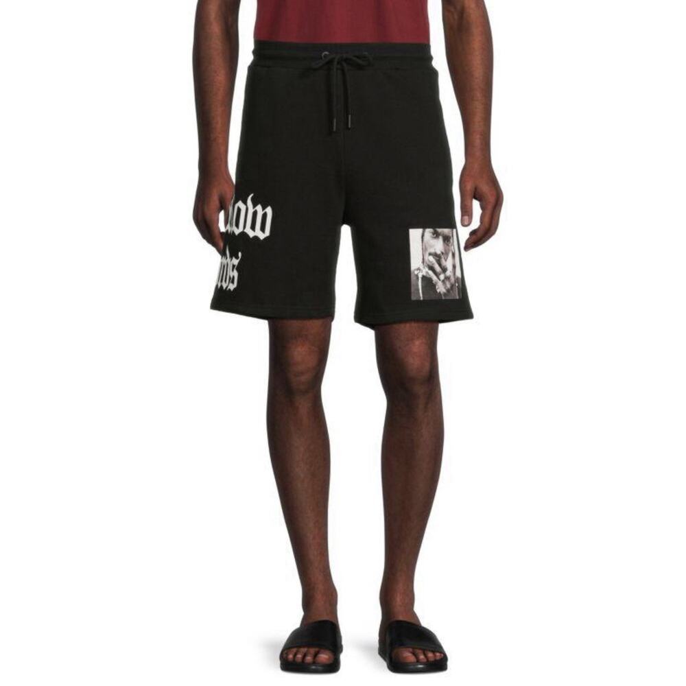 Death Row Records Snoop Dogg Fleece Shorts Black Small NWT